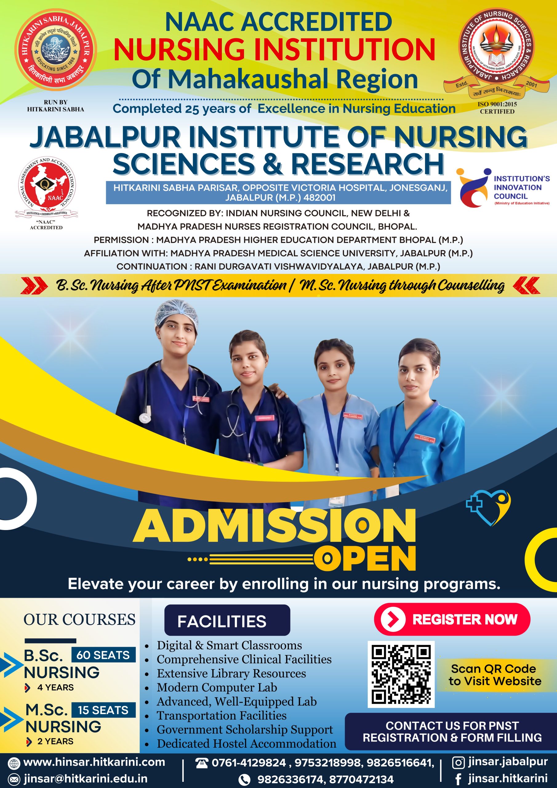 JINSAR Admission 2026